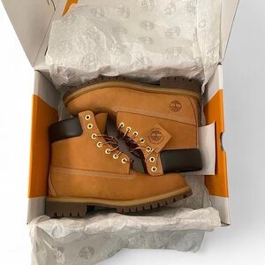 Timberland Premium 6in Waterproof Boot Wheat Nubuck